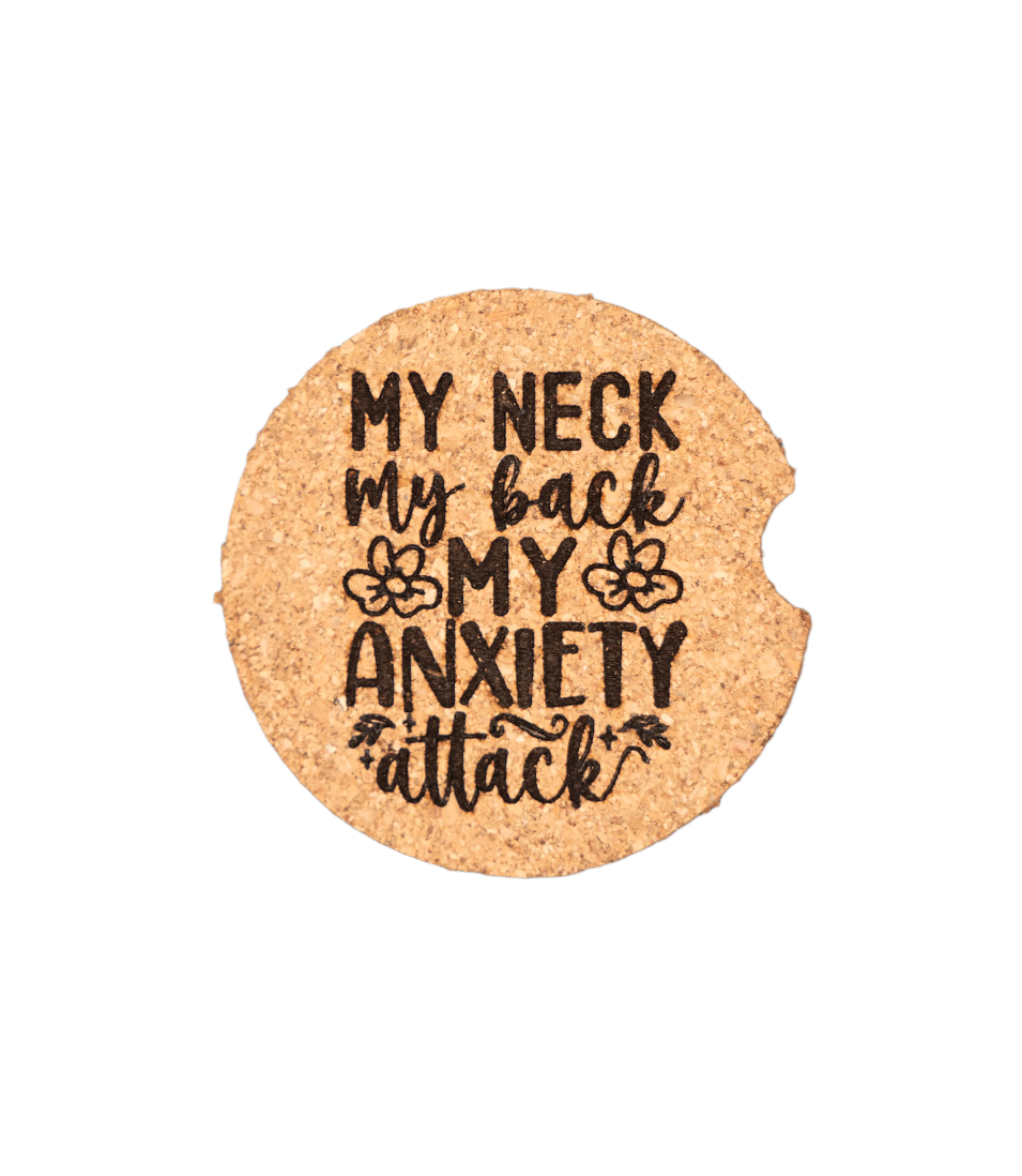 My Neck My Back Car Coaster